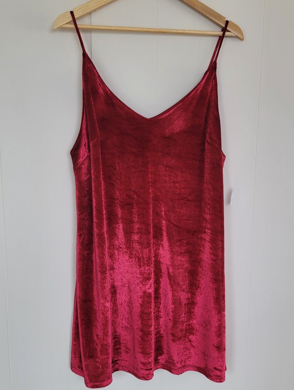Kalani Hilliker for Alyce Paris XL Red Velvet Slip Dress